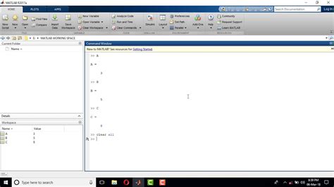 Create two figures, each with a line plot. . Matlab clear all except